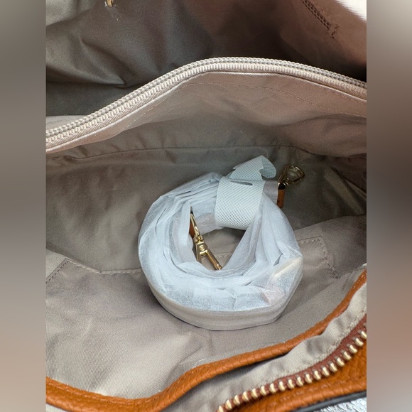 Bostanten Nevin Genuine Leather Satchel Hobo Top Handle Tote - Picture 11 of 13